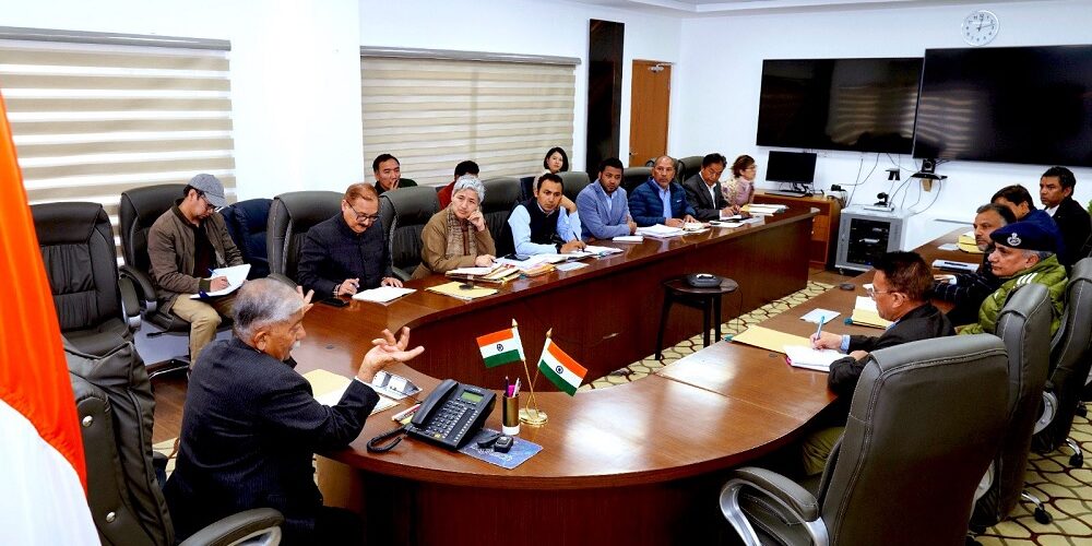 LG Ladakh Chairs Meeting Of Departmental Secretaries To Assess Progress