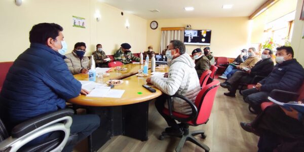 CEC Leh convenes meeting to review Covid preparedness