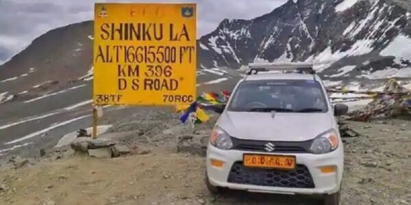 High-altitude Shinkula Pass connecting Zanskar with Lahaul open for vehicles this time of year