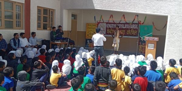 Bharatanatyam Workshop Organized by Routes 2 Roots at KV Kargil