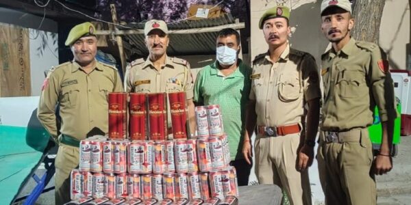 Major Alcohol Seizure in Batalik area