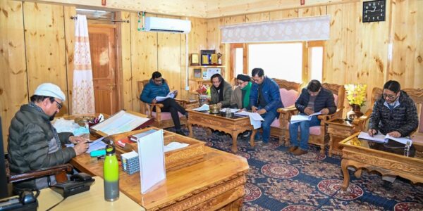 CEC Kargil Dr Jaffer Reviews Progress of Expenditure Under District Capex