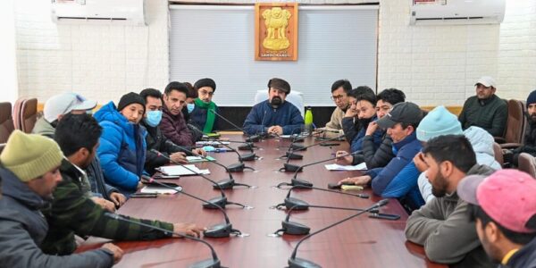 CEC Attends Meeting with Ice Hockey Association Kargil