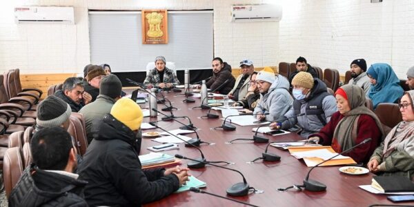 Comm. Secy., Padma Angmo Reviews Social Welfare Initiatives in Kargil