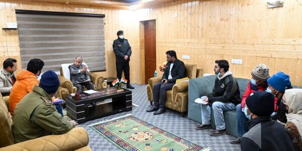 Various Delegations from Kargil Called on LG BD Mishra