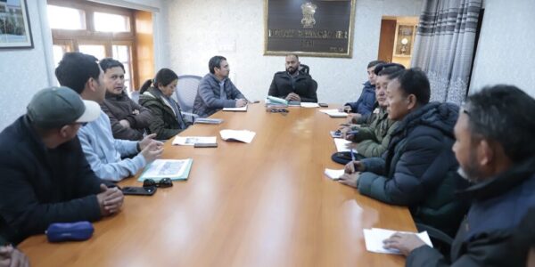 DC Leh Chairs Meeting, Discuss Conduct of Chadar Trek 2024