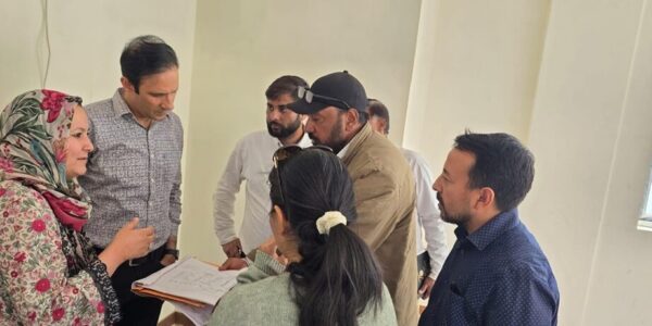 Director RD&PRD, inspects work of Rural Development Complex, Resource Centre at Kurbathang