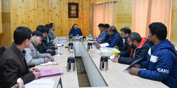 Modernizing Infrastructure: Advisor UT Ladakh Reviews Progress of Records Room Construction