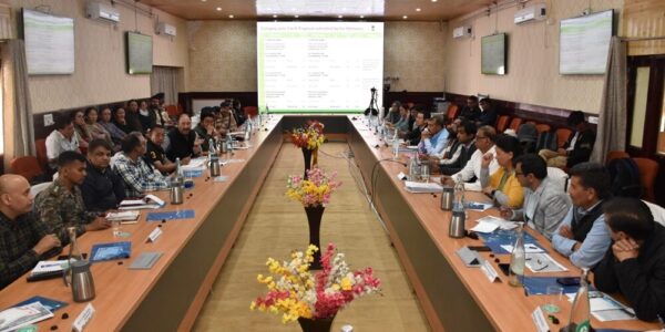 Chairman JERC chairs Public Hearing at Leh