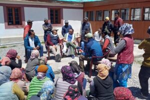 Director Animal/Sheep Husbandry and Fisheries, conducts extensive tour of Zanskar Valley