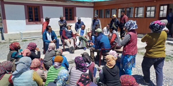 Director Animal/Sheep Husbandry and Fisheries, conducts extensive tour of Zanskar Valley