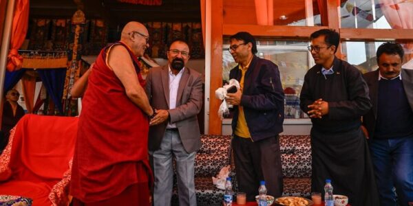 CEC attends religious ceremony organized by Buddhist Community Wakha, Mulbekh