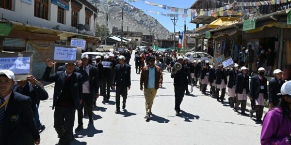 “Nasha Mukt Abhiyaan” awareness program held in Zanskar