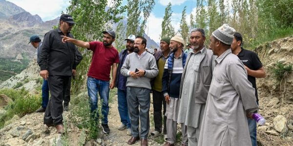 CEC takes on spot assessment of damaged irrigation canals of Thuvina village 