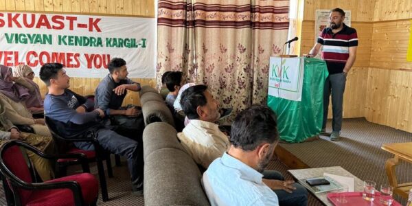 J&K Bank Cluster Office organizes awareness program at SKUAST-K KVK Kargil-1