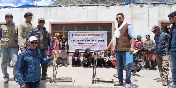 Animal Husbandry Dept. organizes awareness camp at Rangdum Village