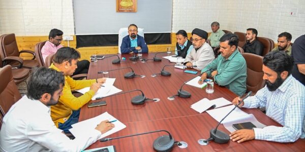 CEC chairs review meeting on developmental issues of SDH Drass