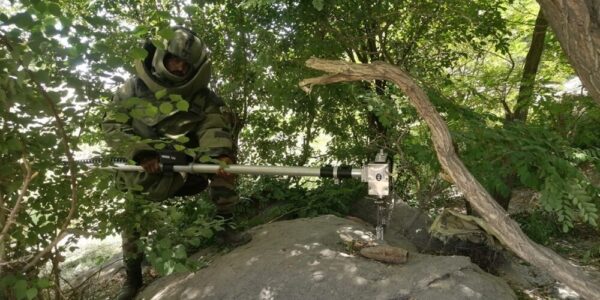 Bomb Found and Safely Neutralized in Apricot Orchard at Kurbathang