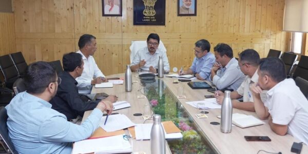 CEC Leh assess progress of ongoing developmental works