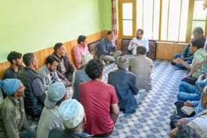 CEC visits Lalung, Thasgam village, addresses issue related to irrigation, drinking water