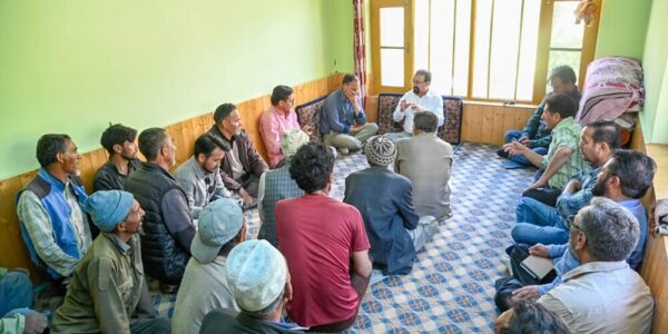 CEC visits Lalung, Thasgam village, addresses issue related to irrigation, drinking water