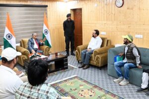 Various delegations from Kargil call on LG Brig (Dr) BD Mishra