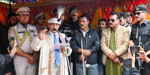 LG Ladakh attends public gathering in Drass after district status announcement