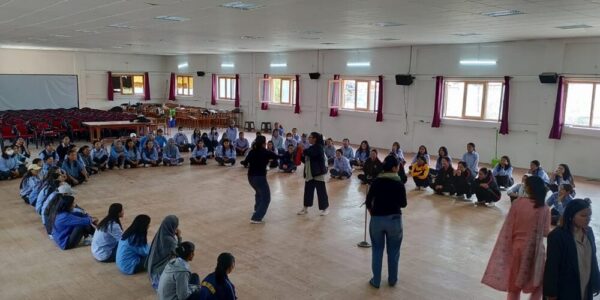 Self-Defense Training Program for girls held at EJM College Leh