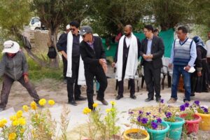 CEC Tashi Gyalson Visits LAHDC Farmers Excellence Center to Review Agricultural Initiatives