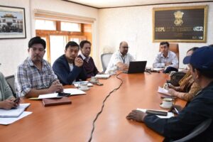 ADDC Leh reviews Aadhar saturation in the District