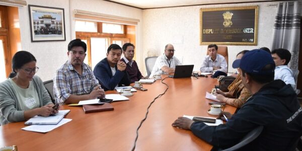 ADDC Leh reviews Aadhar saturation in the District