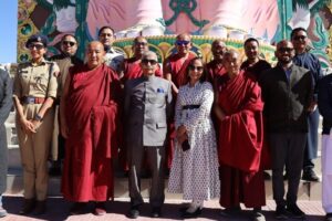 LG BD Mishra and First Lady Smt Neelam Mishra visit Nubra Sub-Division