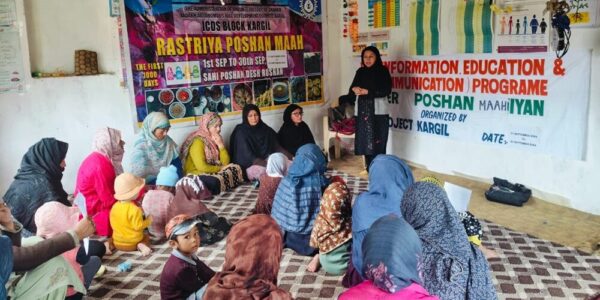 ICDS Project Kargil launches 7th Rashtriya Poshan Maah