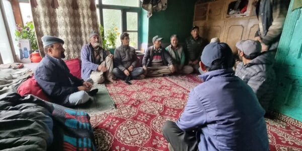 CEC Dr Jaffer Akhoon visits Namsuru, addresses local grievances