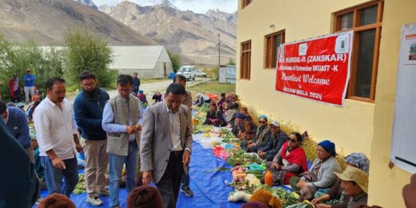 Kisan mela organized at KVK Padum, witnesses active participation of progressive farmers