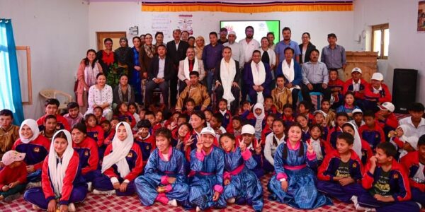 Chief Justice (A) visits the only Govt Inclusive School at Chuchot Yokma, Leh