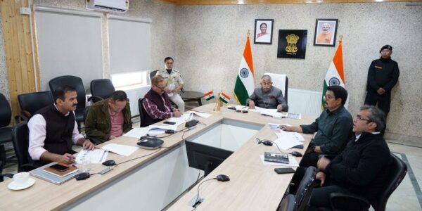 LG chairs meeting to discuss Registration & Renewal Guidelines for Adventure Tour Operators in Ladakh