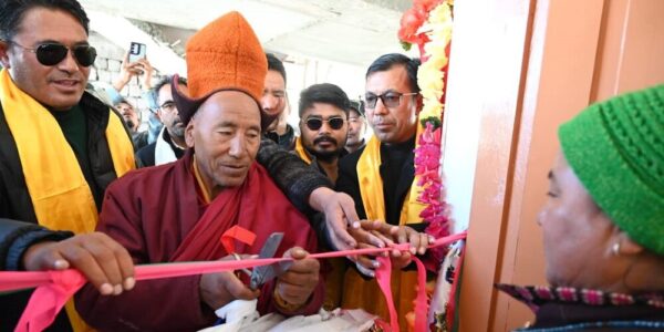 EC Tashi inaugurates Zanskar Buddhist Association Office cum Multi-Purpose Library in Padum