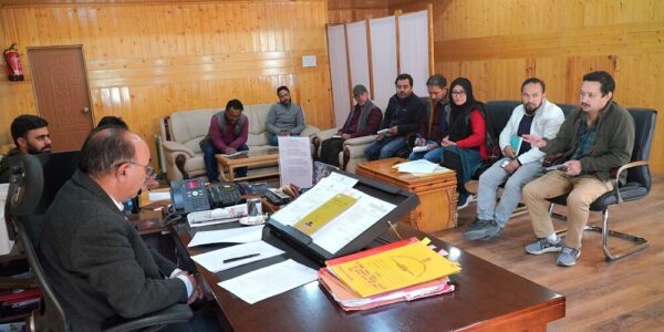 Stakeholders meeting on redevelopment of Old Bazar, Silk Route held in Kargil