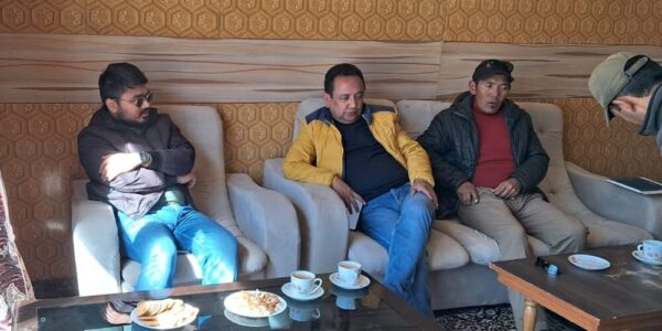 Dr. Iftiqar Hussain Visits Zanskar, Assures Support for Livestock Development