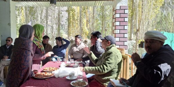 Member of Parliament, Mohmad Haneefa Jan visits Nubra Valley