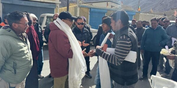 Hon’ble MP Mohmad Haneefa Jan visits Durbuk