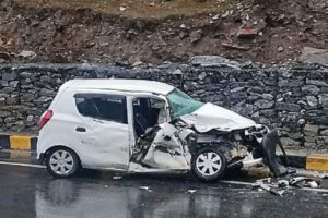 Man from Kargil dies in Alto-Tanker Collision, Another injured