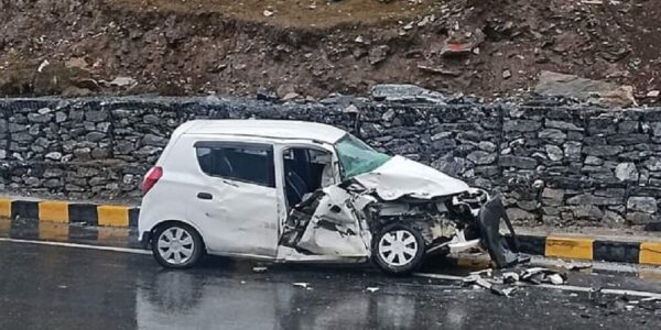 Man from Kargil dies in Alto-Tanker Collision, Another injured