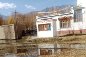 Deputy Commissioner Leh Visits Chuchot Amid Water Logging situation