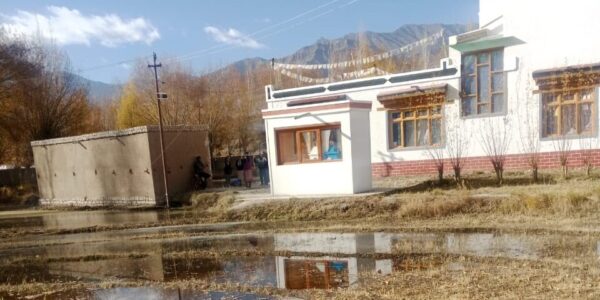 Deputy Commissioner Leh Visits Chuchot Amid Water Logging situation