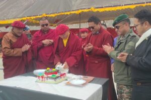 Foundation Laying Ceremony of Druk Padma Karpo School Branch at Skampuk, Nubra