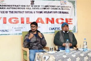 District Social and Tribal Welfare Officer Kargil organizes training on Vigilance Awareness