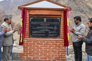 CEC Kargil inaugurates 15-meter span single-lane plate girder motorable bridge at Sangrah