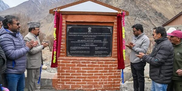 CEC Kargil inaugurates 15-meter span single-lane plate girder motorable bridge at Sangrah